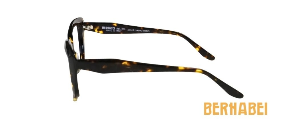 occhiali da vista ottica bernabei modello barcellona montatura tartarugata regolabili roma lenti su misura dettaglio aste