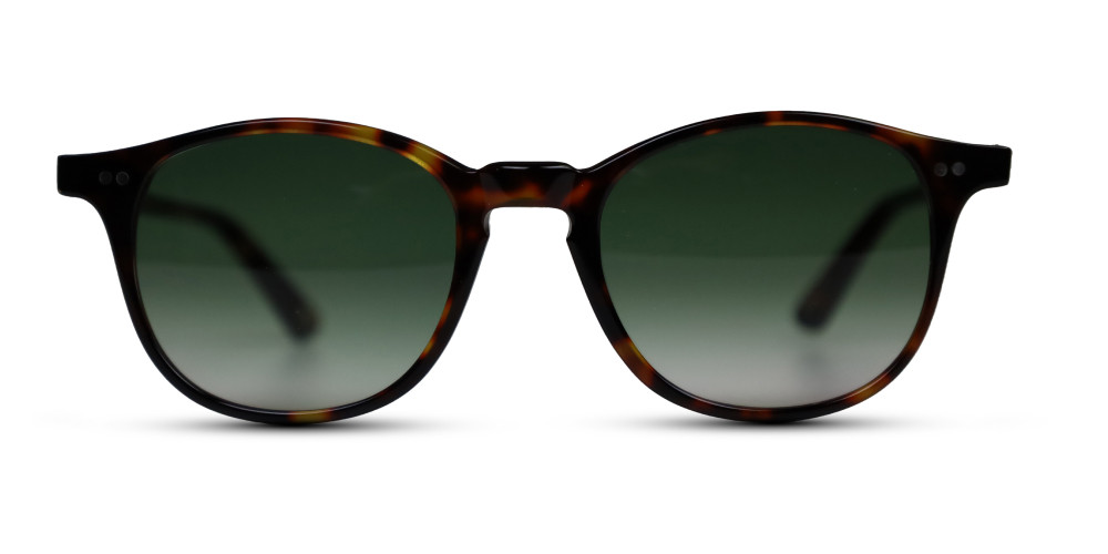 efesto occhiali da sole tartaugati lenti verde sfumato