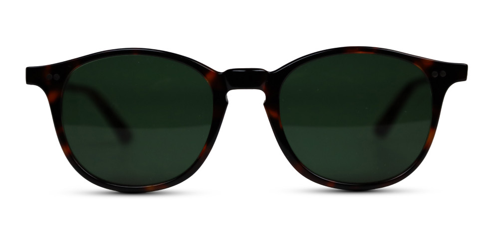 efesto occhiali da sole tartaugati lenti verde