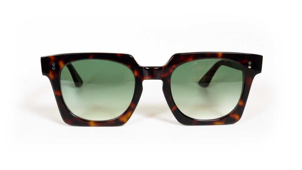 artemide occhiali da sole tartarugati lenti verdi