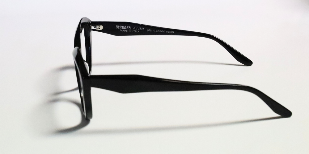 occhiali da vista neri lucidi Bernabei