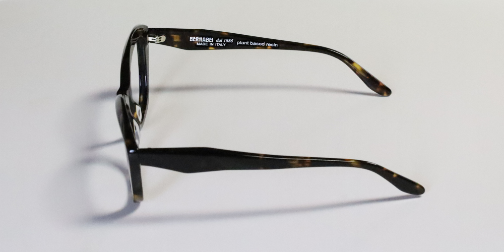 occhiali da vista tartarugati marca bernabei aste