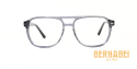occhiali grigio anni settanta con inserti metallici Bernabei