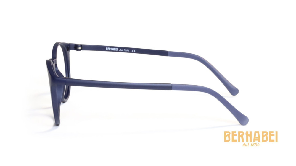 occhiali da vista con clip da sole bernabei blu