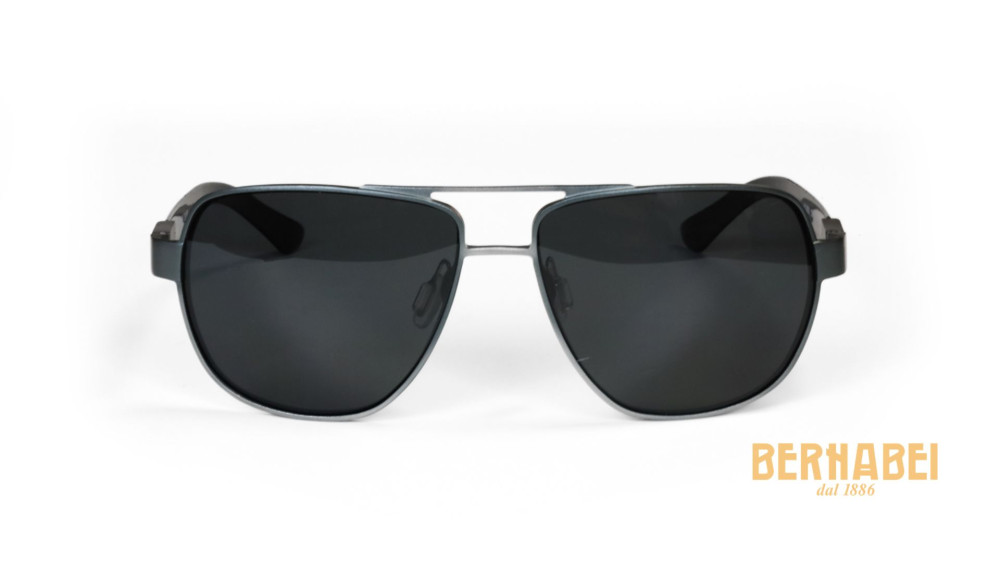 occhiali da sole uomo alluminio colore grigio