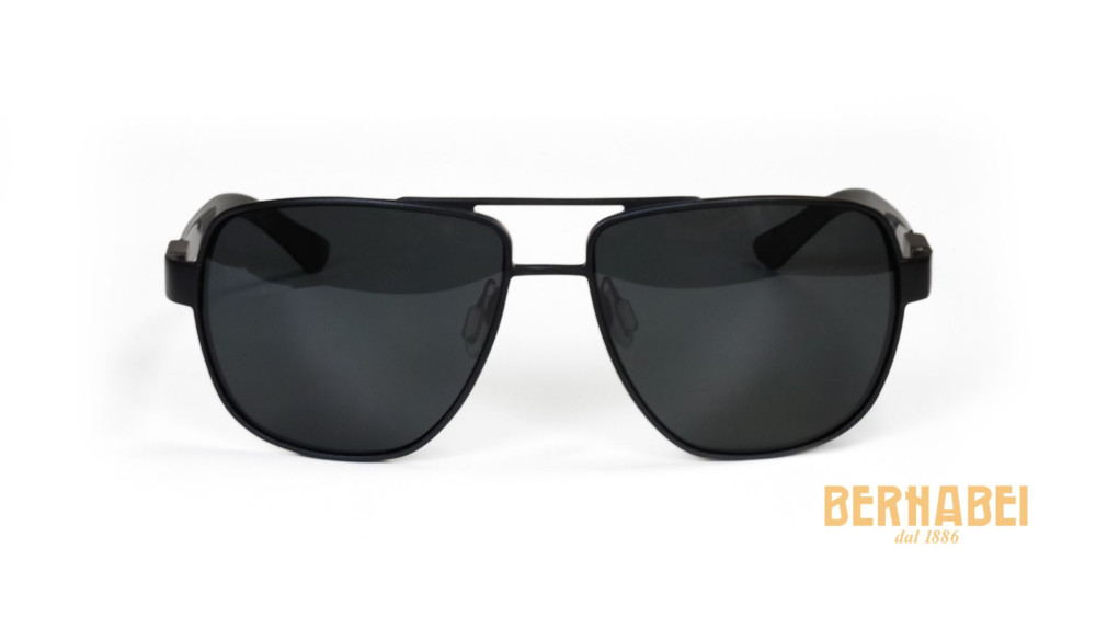 occhiali da sole uomo alluminio colore nero