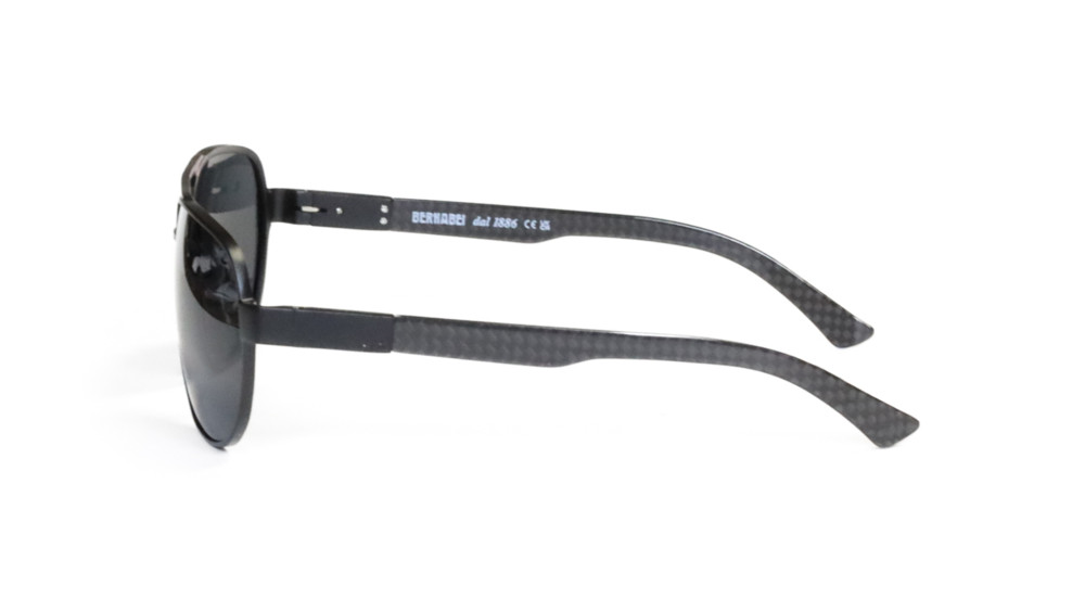 occhiali da sole uomo alluminio  aviator doppio ponte aste