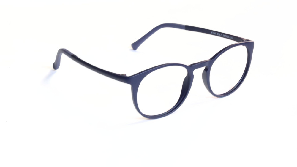 occhiali da vista con clip da sole bernabei blu