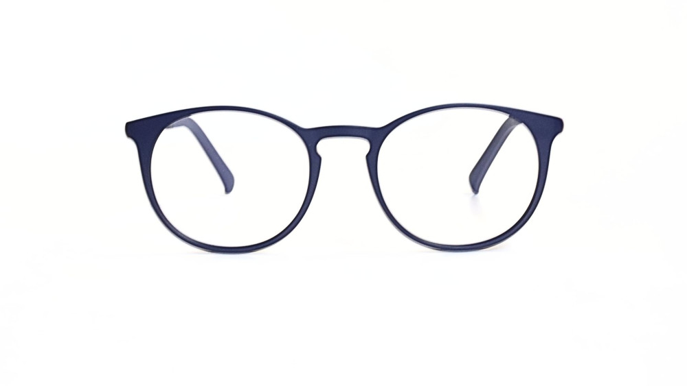 occhiali da vista con clip da sole bernabei blu