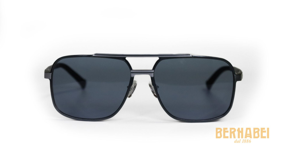 occhiali da sole uomo ponte doppio grigi