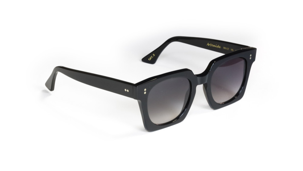 artemide occhiali da sole neri serie limitata