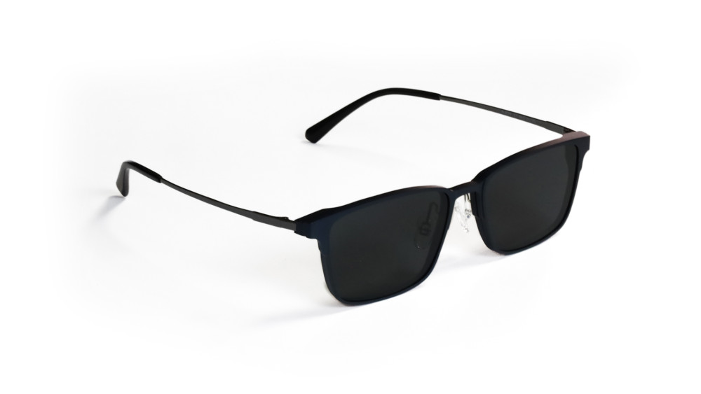 zurigo occhiali da vista con clip da sole alluminio