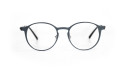 occhiali da vista con clip magnetiche da sole montatura grigio metallizzato