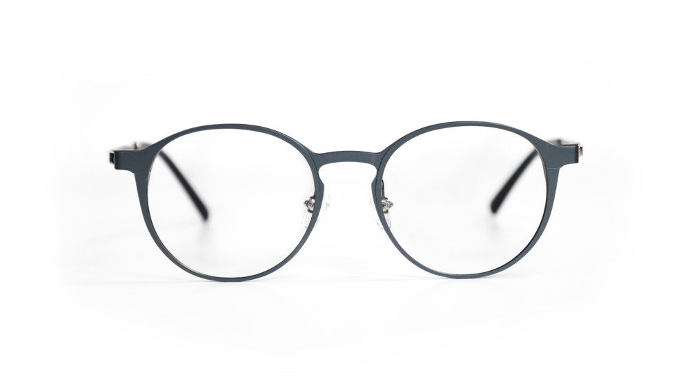 occhiali da vista con clip magnetiche da sole montatura grigio metallizzato