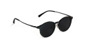 occhiali da vista con clip magnetiche da sole modello amsterdam bernabei montatura grigio metallizzato lenti grigio scuro