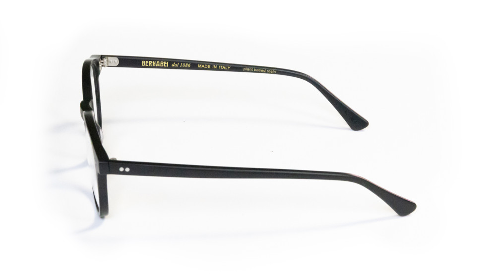 occhiali da sole nero satinato a roma bernabei