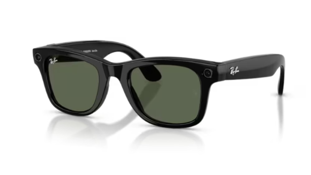 wayfarer occhiali rayban meta lenti verdi roma bernabei