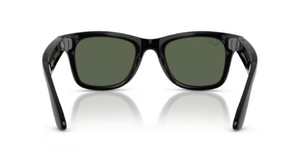 wayfarer occhiali rayban meta lenti verdi roma interni