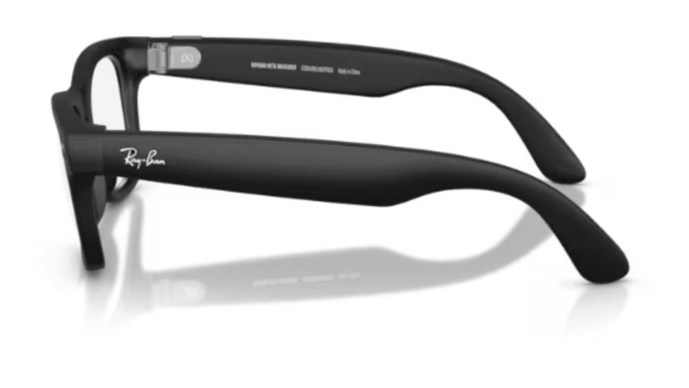 rayban meta ai montatura nera lenti trasparenti roma bernabei aste