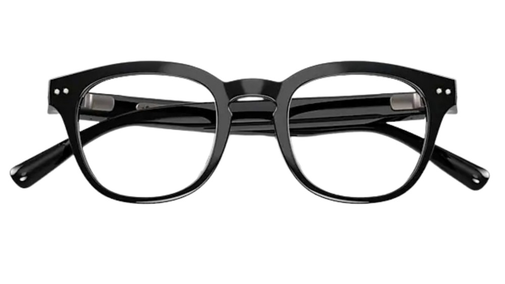 Occhiali nuance audio panthos nero lenti trasparenti