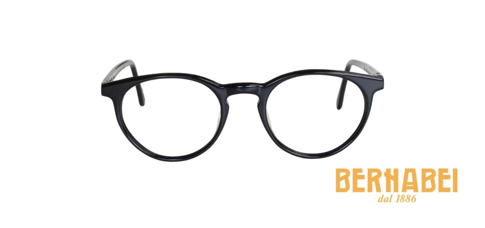 occhiali da vista panthos roma ottica bernabei nero lucido