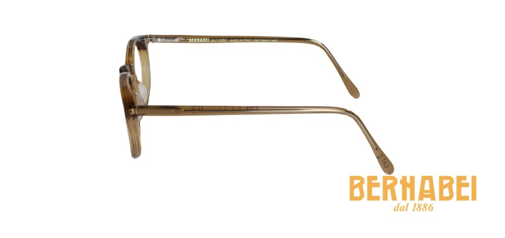 occhiali da vista panthos roma ottica bernabei tortora trasparente aste