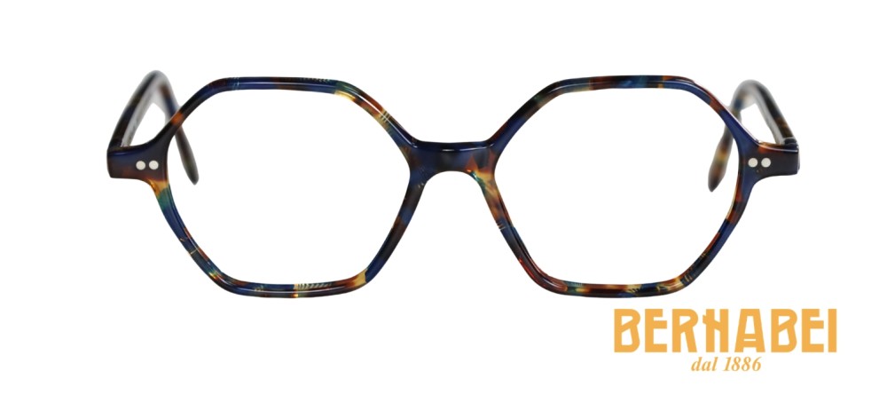 occhiali da vista tartarugato blu roma ottica bernabei acetato di cellulosa