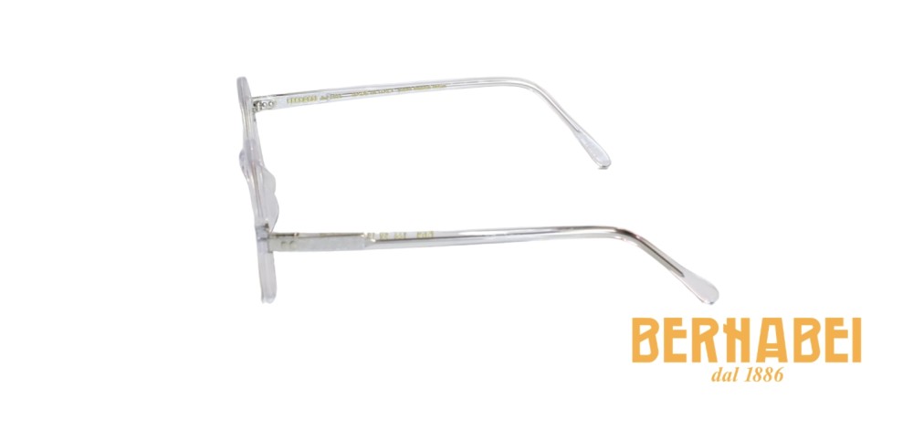 occhiali da vista trasparenti roma ottica bernabei acetato di cellulosa dettaglio aste