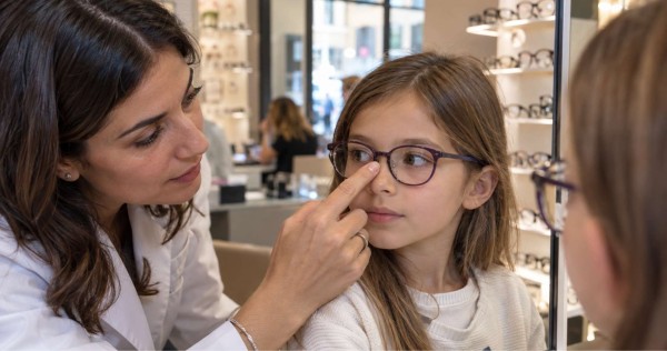 Ponte occhiali da bambino: come deve appoggiare