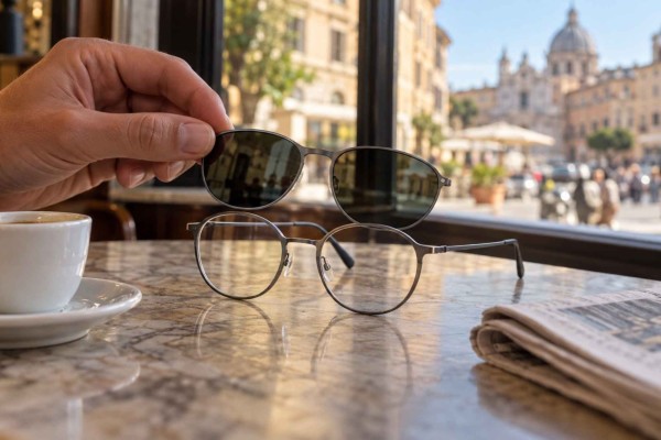 Occhiali vista con clip da sole: modelli Bernabei