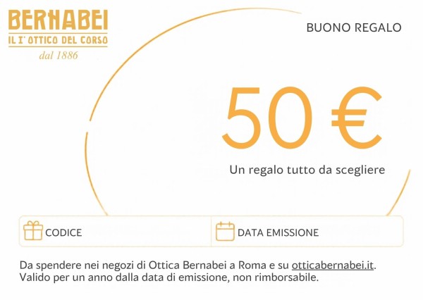 Buono regalo Ottica Bernabei