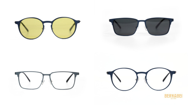 Occhiali con clip da sole